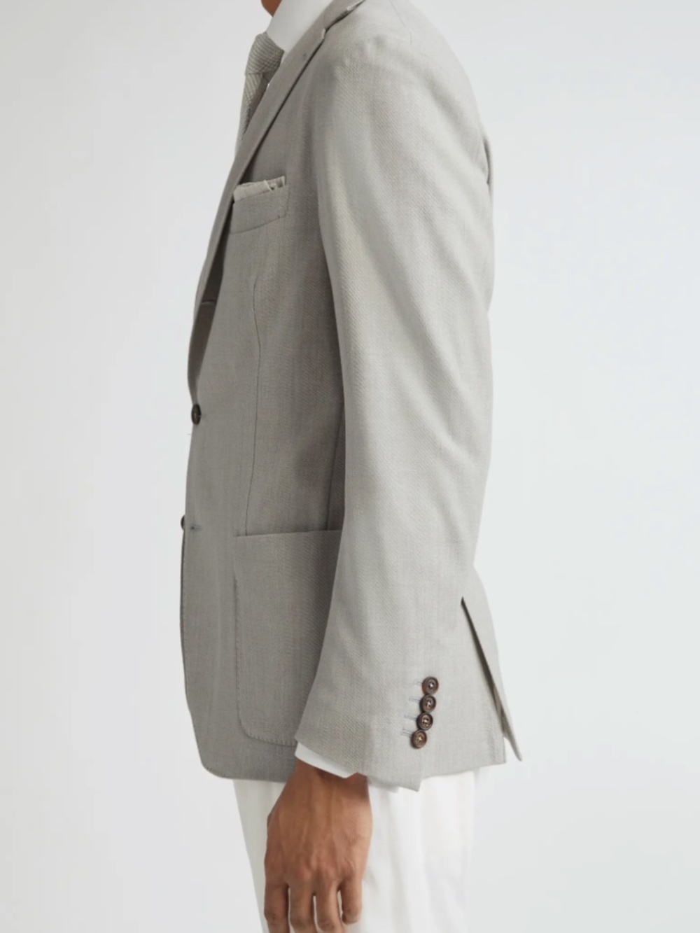 New Eleventy Single Breasted Stretch Wool Sport Coat (Size 38R) - Picture 9 of 10